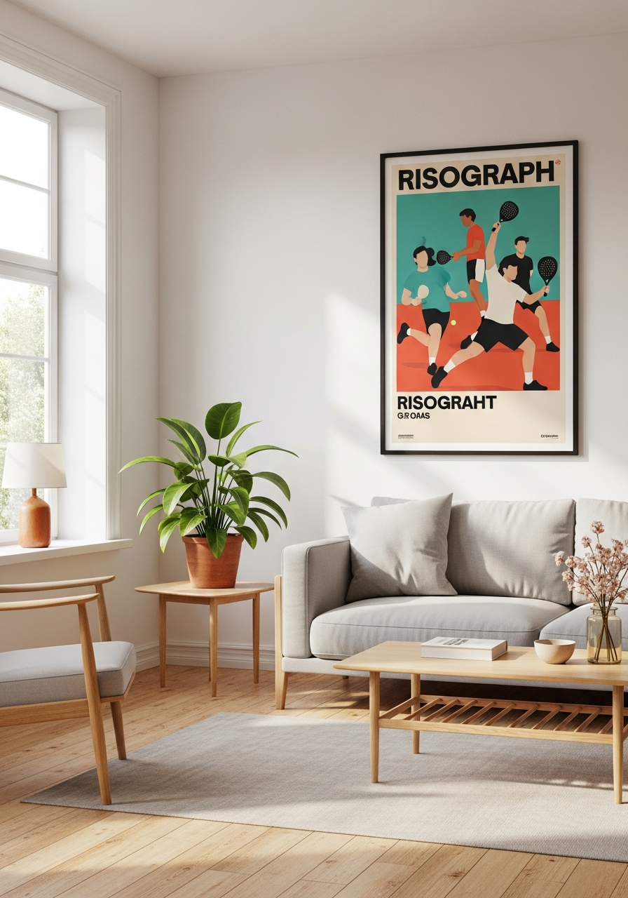 La Pausa · Padel Art Print