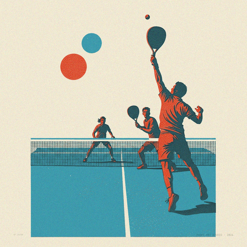 El Zénit · Padel Art Print