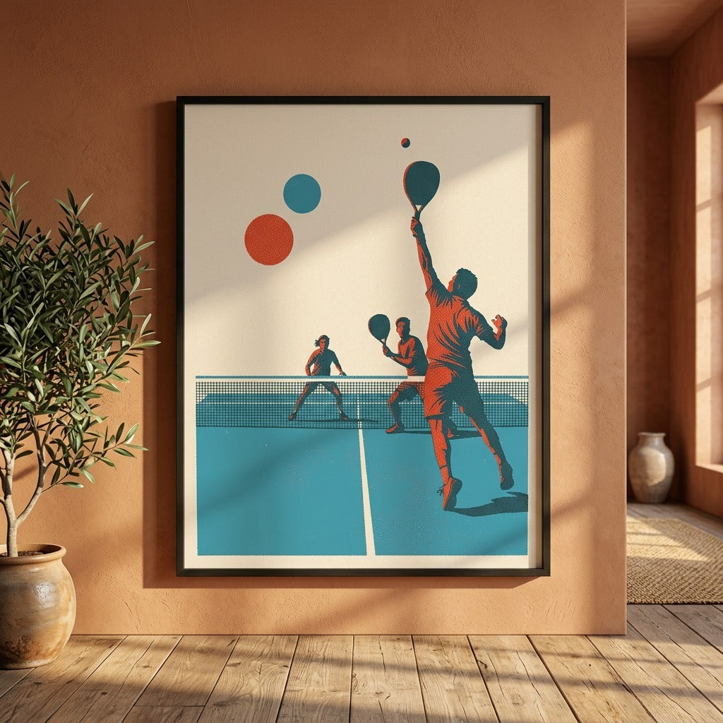 El Zénit · Padel Art Print