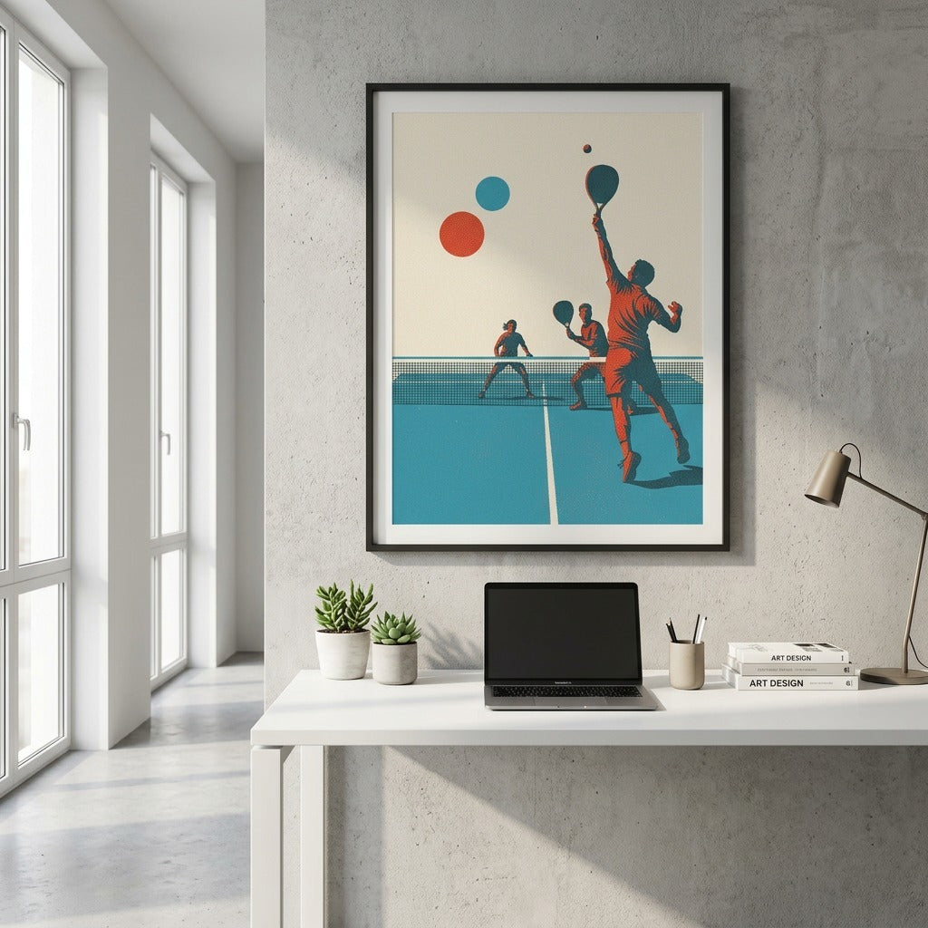 El Zénit · Padel Art Print
