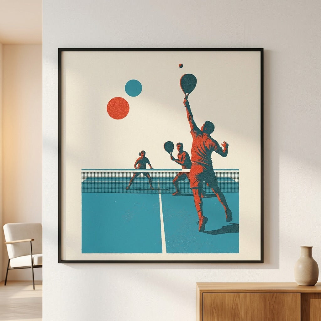 El Zénit · Padel Art Print
